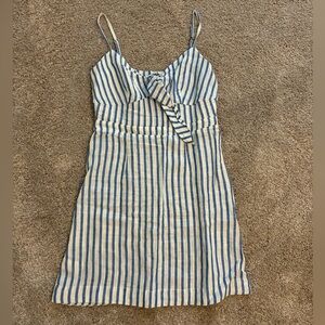 Like new Boden Blue and White Striped Mini Dress